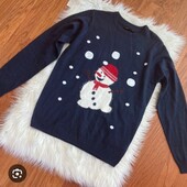 10921.Чоловічий прекрасний новорічний в'язаний светр Livergy.Рекомендую!