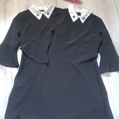 Сукня з прикрашеним комірцем на зріст 146-152см.