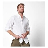 Чоловіча лляна сорочка на довгий рукав Esmara M,L