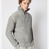 Трендовий светр від Jean Pascale, розмір XL. Фото 1 приклад.