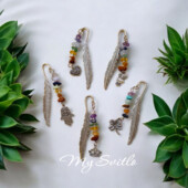 7 чакр - натуральне каміння -закладка для блокноту, книги