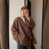 Кардиган букле