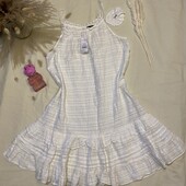 Розкішна молочна сукня+резинка для волосся у подарунок