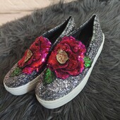 Kate gray 23см чудові сліпони блистки та паєтки нові!