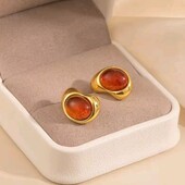 Сережки цвяшки краплі, крапля, медова смола, медзолото