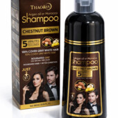 Шампунь-краска для волос коричневая Thao&WY Argan Oil, 500 мл