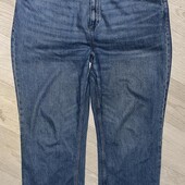 Джинси котонові великі 4XL 20-22р. 34p висока посадка