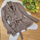 Дуже класний, шерстяний піджак з пояском, якість ❄️