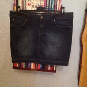 Джинсовая юбка - мини классического фасона, бренда Clockhouse, р. 46-48