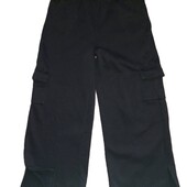 Широкі стильні спортивні штани на 14-15років з розрізами