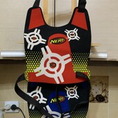 Набір з 2 нагрудних жилетів Nerf N Strike Dart Tag.оригінал! стан нових!