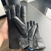 Шкіряні чоловічі перчатки теплі