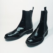 Шкіряні кожані черевики ботінки челсі Pavement