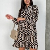 Жіноче плаття міді софт з воланом в стилі ретро.