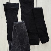 Набір капронових колгот Primark, з люрексом, 7-8р / 128см