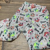 Распродажа! Плюшевые пижамные штаны на 10/12 лет