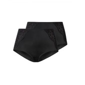 набір 2 шт, Esmara трусики жіночі високі мереживо поліамід, Німеччина