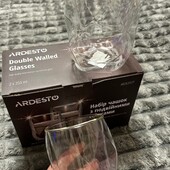 ❤️Набір чашок із підвійними стінками 350 мл 2 шт Ardesto❤️ Турція