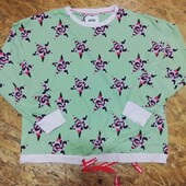 Фірмовий жіночий реглан можна як верх від піжами, розмір XL