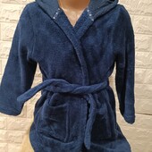 Тепленький м'якенький пухнастий халатик у відмінному стані 3/4 роки дивіться заміри