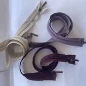 В лоті 3 шт довгі блмскавки 90-110 см на 2 бігунка