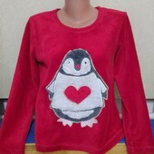 Женский плюшевый реглан