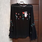 Брендовая новая красивая блуза р.16.