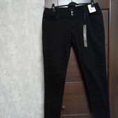 Новые брендовые коттоновые джинсы скинни р.18.