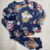 Paw patrol.Флісова піжама для хлопчика 92 см (1,5-2 роки)