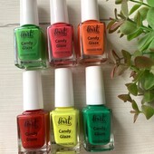 1 на вибір) лак для нігтів Lovit Candy Glaze) 15 мл