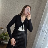 Кардиган - накидка базовий, чорний колір ✨