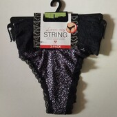 Трусики стрінги комплект 2шт. Fancy Underwear L