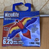 Новий Міні-повітряний змій 15,8см. Microkite Macaw для початківців від 5 років