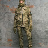 Костюм жіночий 4 в 1 "Terra Hot" зелений піксель + бафф та рукавички хакі в подарунок!
