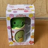 Фірмовий подарунковий набір чашка 300мл. та плюшева іграшка Swizzels Love Hearts Mug & Plush