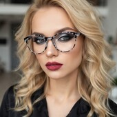 Стильные очки с диоптриями плюс +2. Blue Blocker