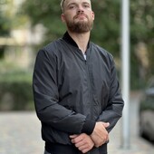 Куртка, вітровка, бомбер чоловічий "Challenge 2.0" Intruder чорний