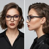 Стильные имиджевые очки - унисекс без диоптрий !