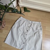 ‼️Розпродаж‼️Спідниця бавовняна, беж, базова р.46-48 ❤️від 2-х лотів подарунок