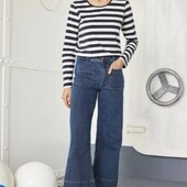 Джинси кюлоти wide leg @esmara 7/8 euro 42
