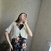 Ніжна, об'ємна накидка, футболка, топ☀️ Без дефектів ☀️