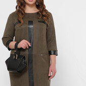 Сукня в кольорі хакі 2xl. Нова пошта