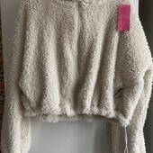 Дуже тепле вкорочене худі на змійці флісове b by boutique m&s