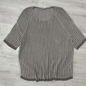 Стильна вʼязана бавовняна кофтинка від Pure, розмір 58/60. Нова.