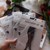 Колготки 40den з візерунком і ущільненим миском