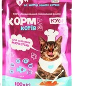 Жидкий корм для кота с рыбкой 100 грам