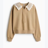 Світшот з комірцем H&M casual