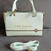 Ted baker стильная сумка материал лаковая экокожа цвет мята нюанс!!!