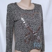Кроп, топ, укорочений легкий реглан Yigga, на xS/S/158-164см.