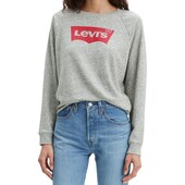 Сірий жіночий світшот levi's